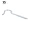 Prime-Line Round Bend Screw Hooks, 1/4 in. X 4-1/8 in., Zinc Plated Steel (10 Pack) 9068359 - alternate 2